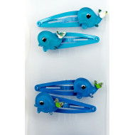 Pukačka do vlasov veľryba 4ks - Darček nad 20 €