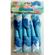 MOVEO Párty trúbky 3D 6 ks VEĽRYBA