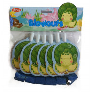 MOVEO Párty fúkačky 6 ks KORYTNAČKA