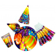  Párty sada so vzorom balóny 24ks