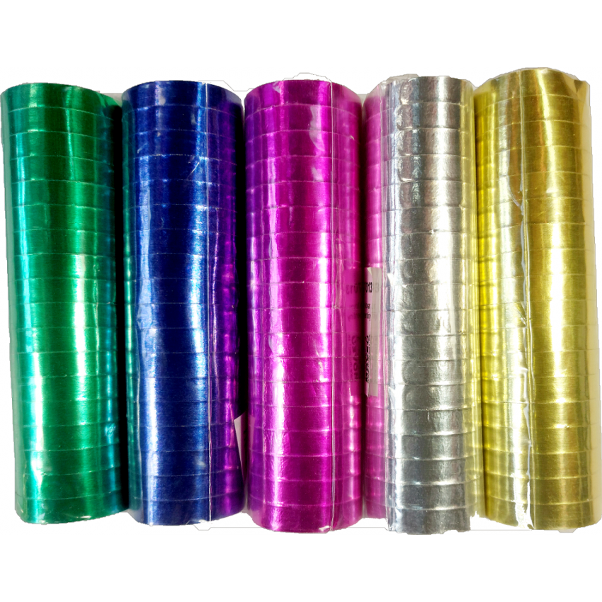 MOVEO Párty seerpentína metalická 18 ks 