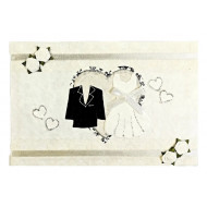 Fotoalbum z ručného papiera svadobný Šaty nevesta