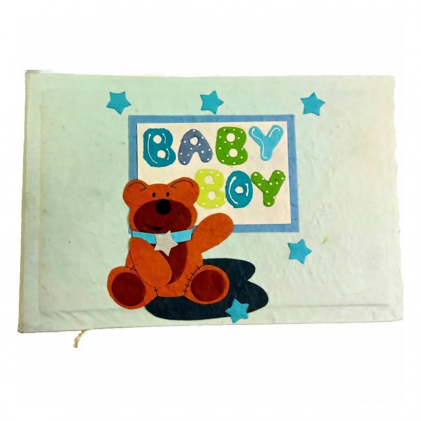 Fotoalbum z ručného papiera BABY BOY
