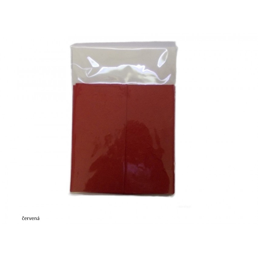 červená