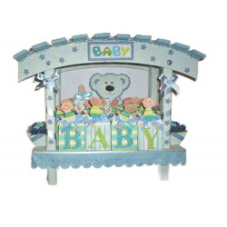 Darčekové krabičky BABY modrí chlapci