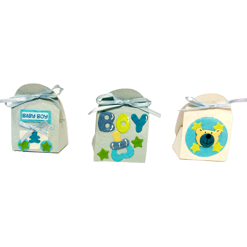 Krabička z ručného papiera  BABY