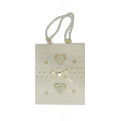 Papierová taška so srdiečkami/84
