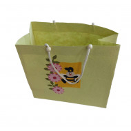Papierová taška 35x33cm-dno 16cm-11 včielka