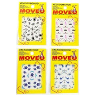 Samolepky na nechty 3D 4ks