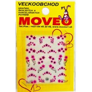 Samolepka na nechty 3D Hviezdičky