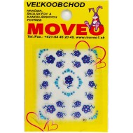 Samolepka na nechty 3D Kvety