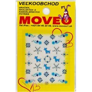 Samolepka na nechty 3D Psík