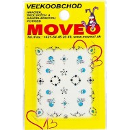 Samolepka na nechty 3D Slzy