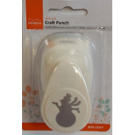 Dekoračný dierovač stredný 2,54 cm Snehuliak