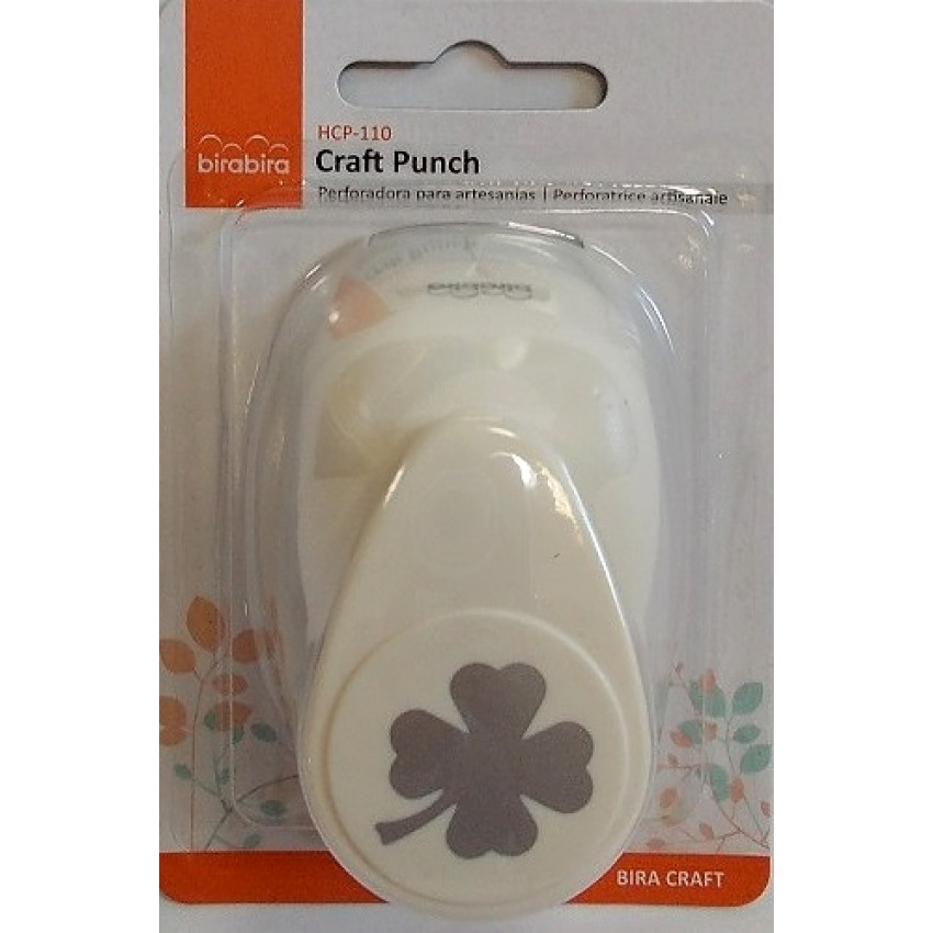 Dekoračný dierovač stredný 2,54 cm Štvorlístok