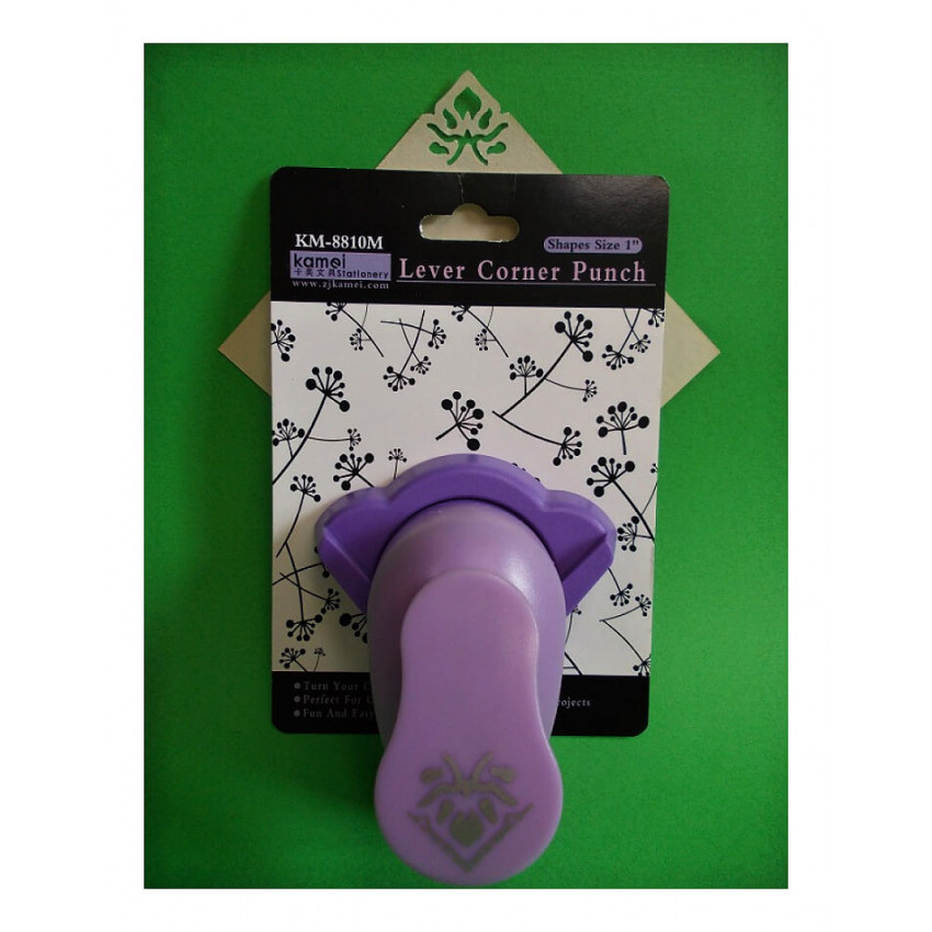 Dekoračný dierovač rohový dierovač- kvet1