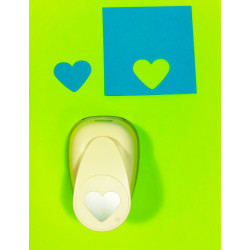 Dekoračný dierovač stredný 2,54 cm Srdce