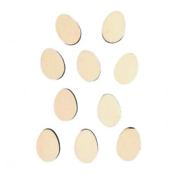 MOVEO Drevené výseky na dekorovanie vajce 10ks