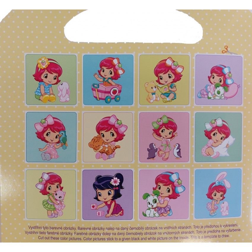  Omaľovánka do ruky 21 x 29,7 cm Strawberry