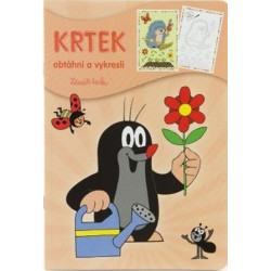  Omaľovánka Didaco Obtiahni a vykresli Krtko