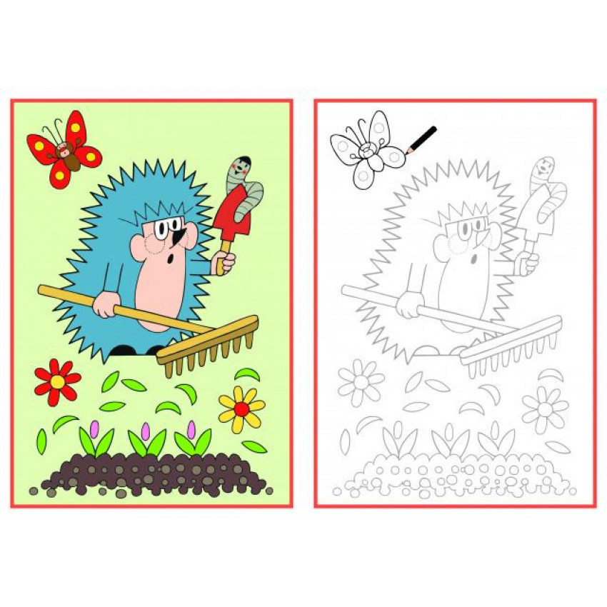 vymalovavanka, k babicke