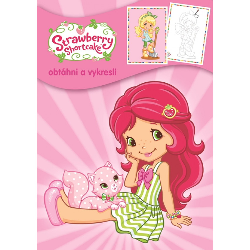  Omaľovánka Didaco Obtiahni a vykresli Jahôdka
