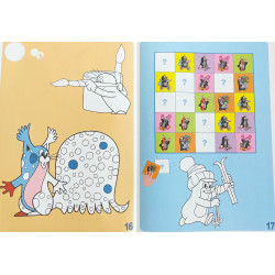 Omaľovanka Kreatívny zošit Krtkov zošit 3 + samolepky