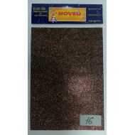 Glitrovaný papier-hnedý