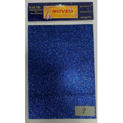 Glitrovaný papier-modrý