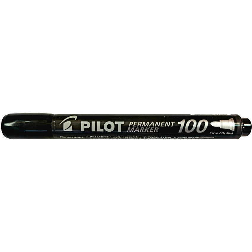 Pilot Permanentný alkoholový popisovač 100 1mm čierny
