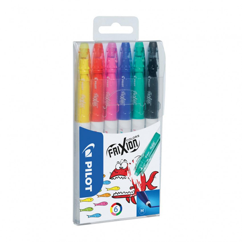 Pilot Gumovacie fixi 6ks
