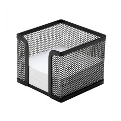  Drôtený stojan na blok `kocka` 95x80x95mm čierny
