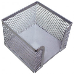  Drôtený stojan na blok `kocka` 95x80x95mm strieborný