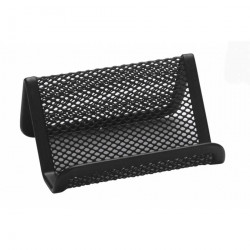 Drôtený stojan na vizitky 95x75x45mm čierny