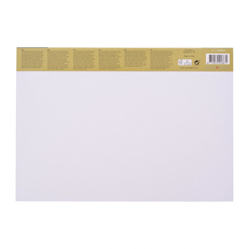 Rembrandt skicár verona zelená A3 180g, 50 listov