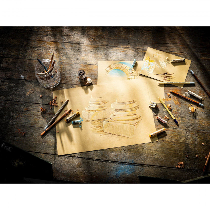 Rembrandt skicár zlatá, púštny piesok A3 180g, 50 listov