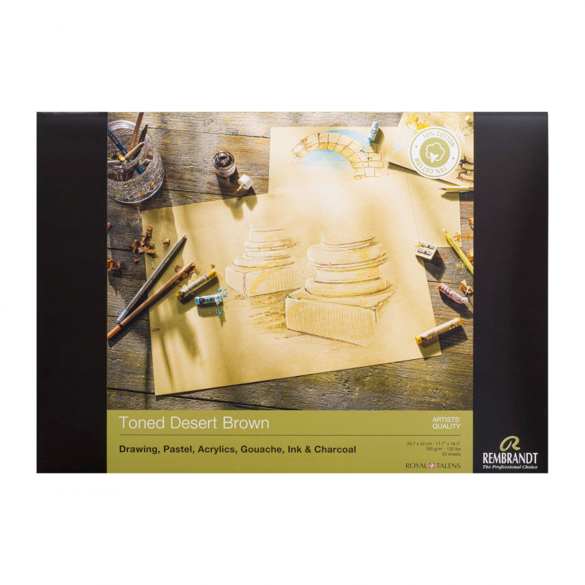 Rembrandt skicár zlatá, púštny piesok A3 180g, 50 listov