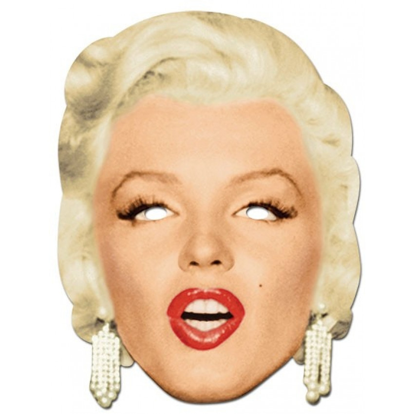 Marilyn Monroe Diamonds Card Mask - maska na tvár Marilyn Monroe Diamonds Card Mask - maska na tvár