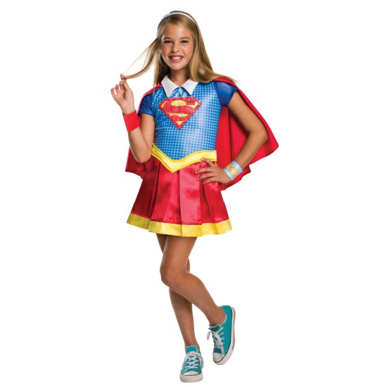 Superhrdinka karnevalový kostým pre dievčatá