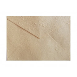 Obálka-ručný papier C5 bledo hnedá 10ks