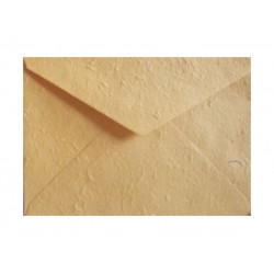 Obálka-ručný papier C5  terakota-bledá 10ks