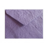 Obálka-ručný papier C5  fialová 10ks