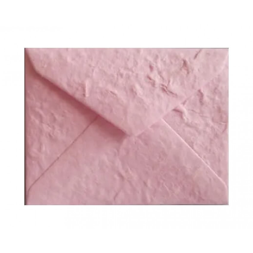 Obálka-ručný papier C5 ružová 10ks