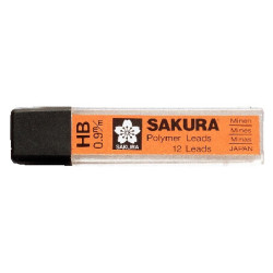 Tuhy do pentelky SAKURA  0,9 mm HB