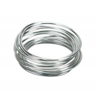 Dekoračný drôt 1mm 5m strieborný, hlinníkový