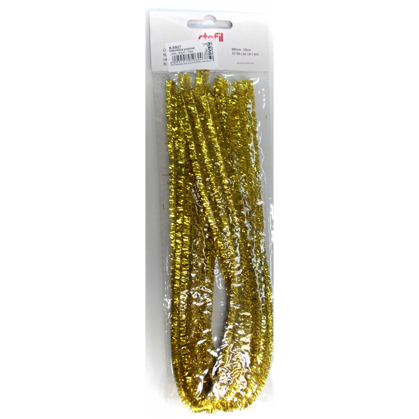 Dekoračné drôtiky zlaté