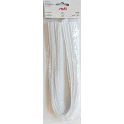 Dekoračné drôtiky biele 10 ks