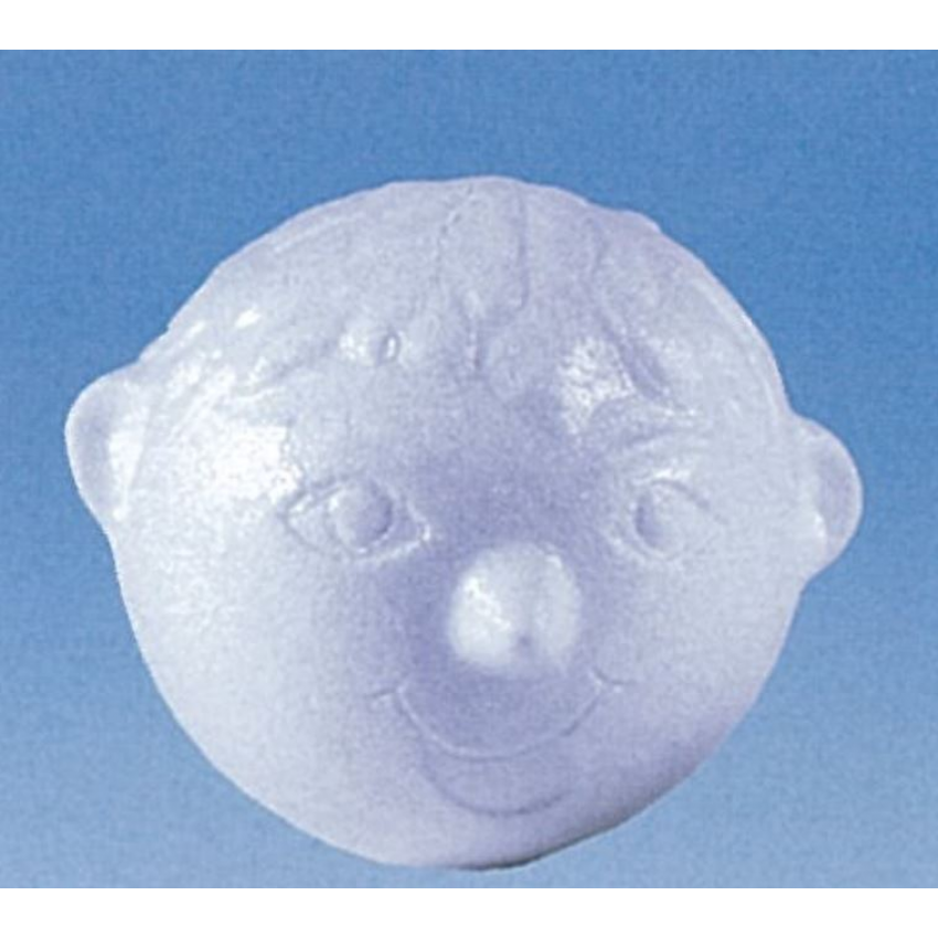 Polystyrénová hlava 12 cm