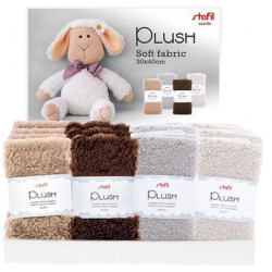 Stafil plyšová látka 30x40cm