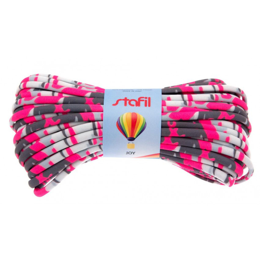 Stafil Elastická páska JOY camouflage pink 20m